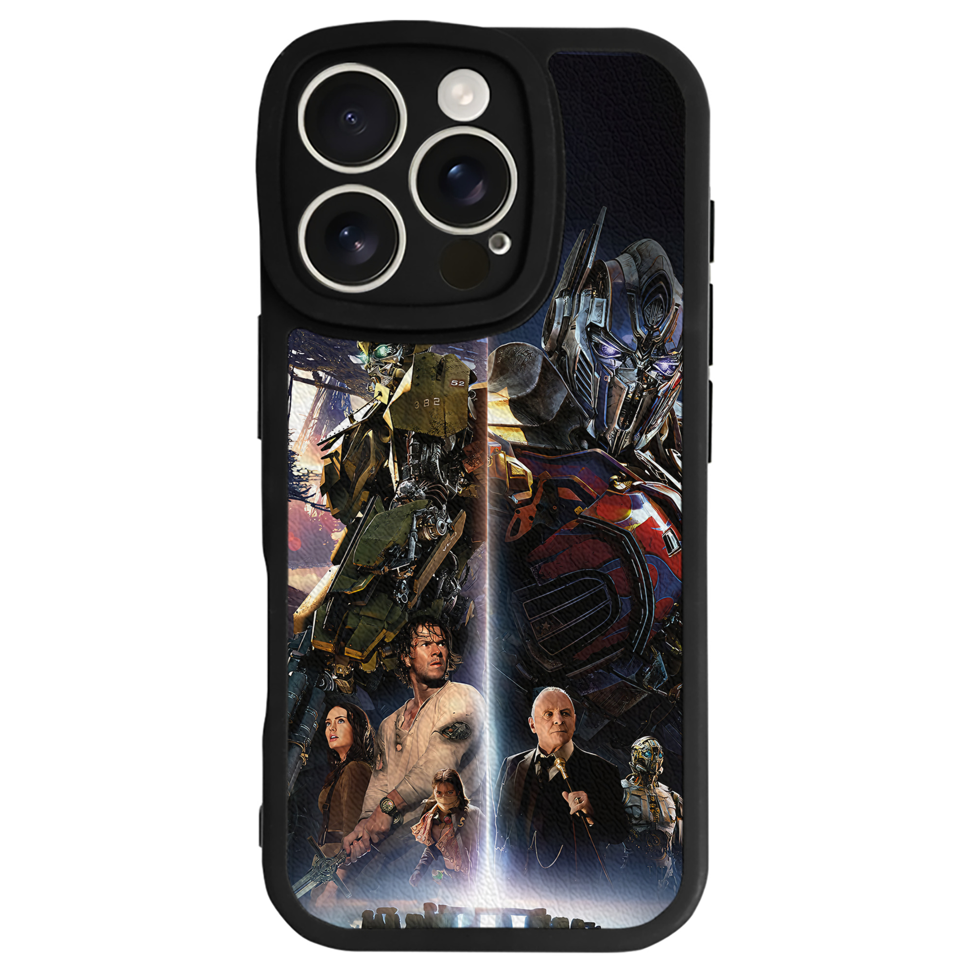 （画像用） Transformers トランスフォーマー 【iPhone 16シリーズ対応】シリコンスマホケース（レザー調） 材質：シリコン